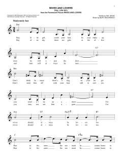 Wives And Lovers von Burt Bacharach (Download) 