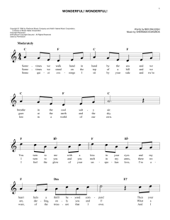 Wonderful! Wonderful! von Johnny Mathis (Download) 