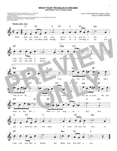 Wrap Your Troubles In Dreams von Ted Koehler (Download) 