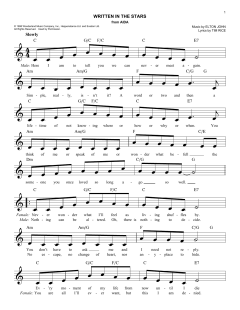 Written In The Stars von Tim Rice (Download) 