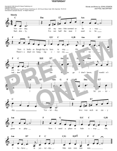 Yesterday von The Beatles (Download) 