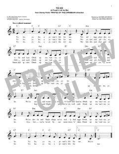 Yo Ho von George Bruns (Download) 