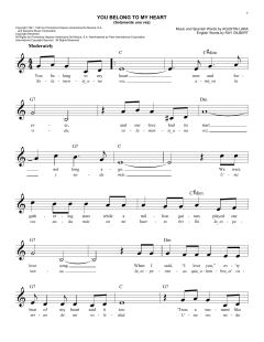 You Belong To My Heart von Ray Gilbert (Download) 