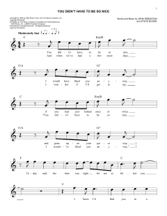 You Didn't Have To Be So Nice von John Sebastian (Download) 