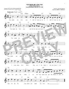 You Made Me Love You von Joe McCarthy (Download) 