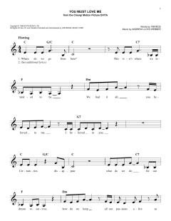 You Must Love Me von Madonna (Download) 