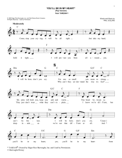 You'll Be In My Heart von Phil Collins (Download) 