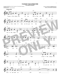 Younger Than Springtime von Richard Rodgers (Download) 