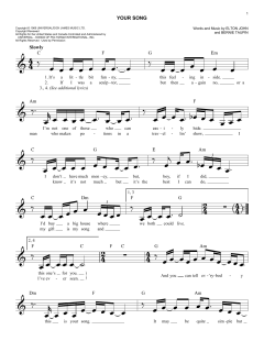 Your Song von Elton John (Download) 
