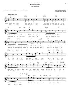 Zero To Hero von Alan Menken (Download) 