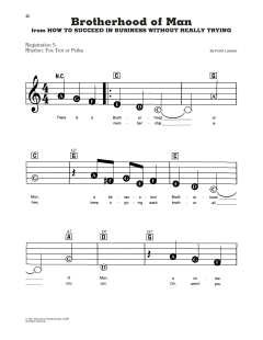 Brotherhood Of Man von Frank Loesser (Download) 