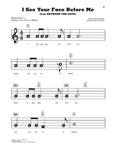 I See Your Face Before Me von Arthur Schwartz (Download) 