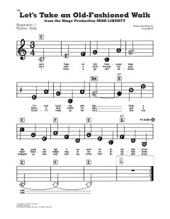 Let's Take An Old-Fashioned Walk von Irving Berlin (Download) 