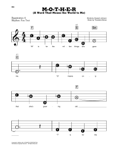 M-O-T-H-E-R von Theodore F. Morse (Download) 