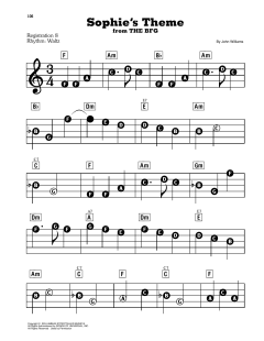 Sophie's Theme von John Williams (Download) 