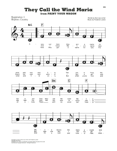 They Call The Wind Maria von Alan Jay Lerner (Download) 