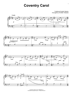 Coventry Carol von Traditional English Melody (Download) 