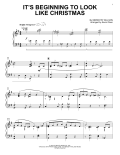 It's Beginning To Look Like Christmas von Meredith Willson (Download) 