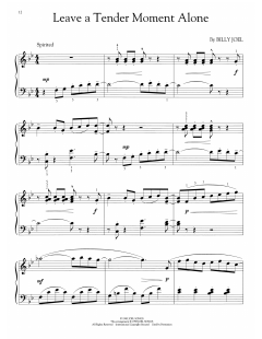 Leave A Tender Moment Alone von Billy Joel (Download) 