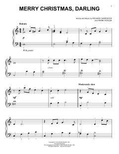 Merry Christmas, Darling von The Carpenters (Download) 