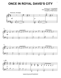 Once In Royal David's City von Cecil Frances Alexander (Download) 