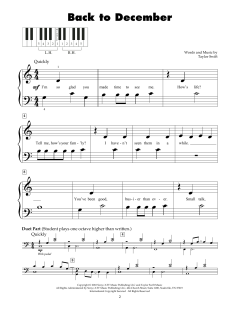 Back To December von Taylor Swift (Download) 