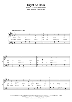 Right As Rain von Adele (Download) 