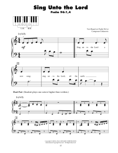 Sing Unto The Lord von Traditional (Download) 