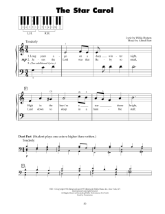 The Star Carol von Alfred Burt (Download) 