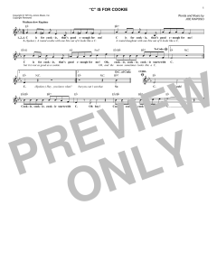 C Is For Cookie von The Cookie Monster (Download) 