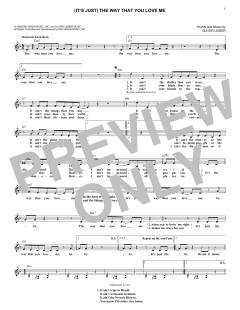 (It's Just) The Way That You Love Me von Paula Abdul (Download) 