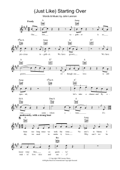 (Just Like) Starting Over von John Lennon (Download) 