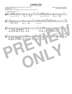 77 Sunset Strip von Mack David (Download) 