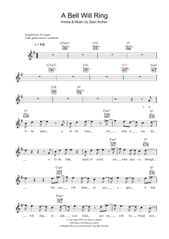 A Bell Will Ring von Oasis (Download) 