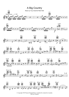 A Big Country von Tony Ansell (Download) 