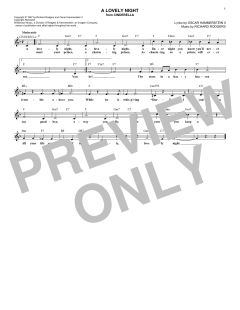 A Lovely Night von Richard Rodgers (Download) 