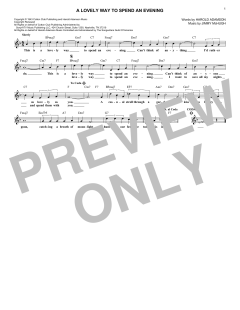 A Lovely Way To Spend An Evening von Frank Sinatra (Download) 