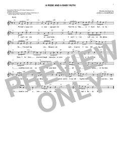 A Rose And A Baby Ruth von John D. Loudermilk (Download) 