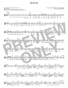 ABC-DEF-GHI von Joe Raposo (Download) 