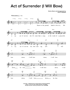 Act Of Surrender von Scott Riggan (Download) 