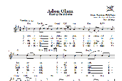 Adon Olam von Tunisian Folk Tune (Download) 