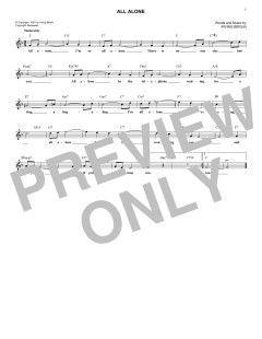 All Alone von Al Jolson (Download) 