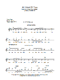 All I Ask Of You von Andrew Lloyd Webber (Download) 
