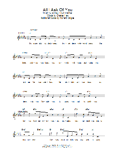 All I Ask Of You (Download) 