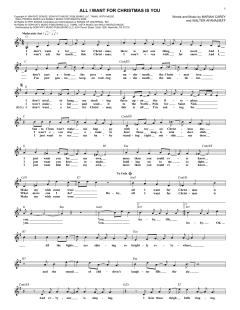 All I Want For Christmas Is You von Mariah Carey (Download) 