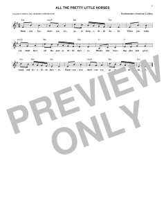 All The Pretty Little Horses (Download) 