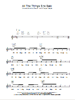 All The Things She Said von Trevor Horn (Download) 