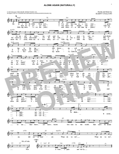 Alone Again von Gilbert O'Sullivan (Download) 