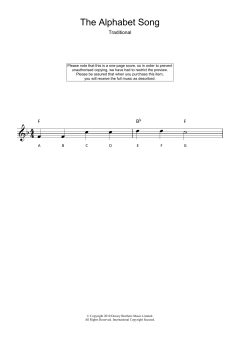 Alphabet Song von Traditional (Download) 