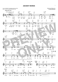 Ancient Words von Lynn DeShazo (Download) 